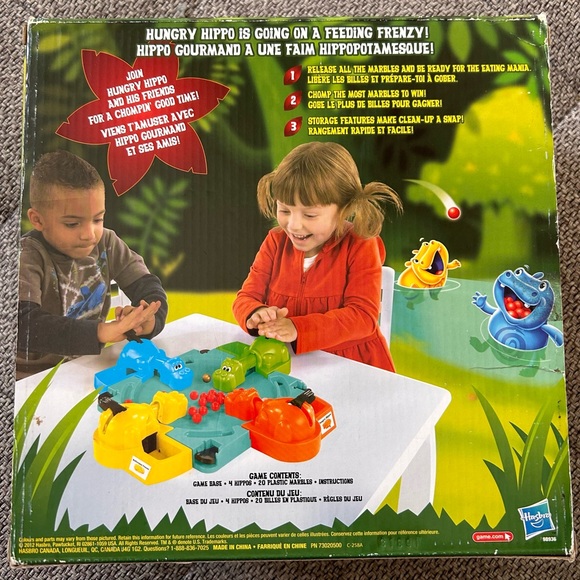 $5 Add-On: Hungry Hungry Hippos game - Picture 3 of 4